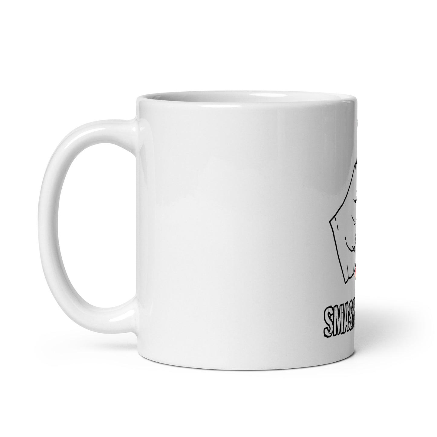 Weiße Tasse - Smash Ideology