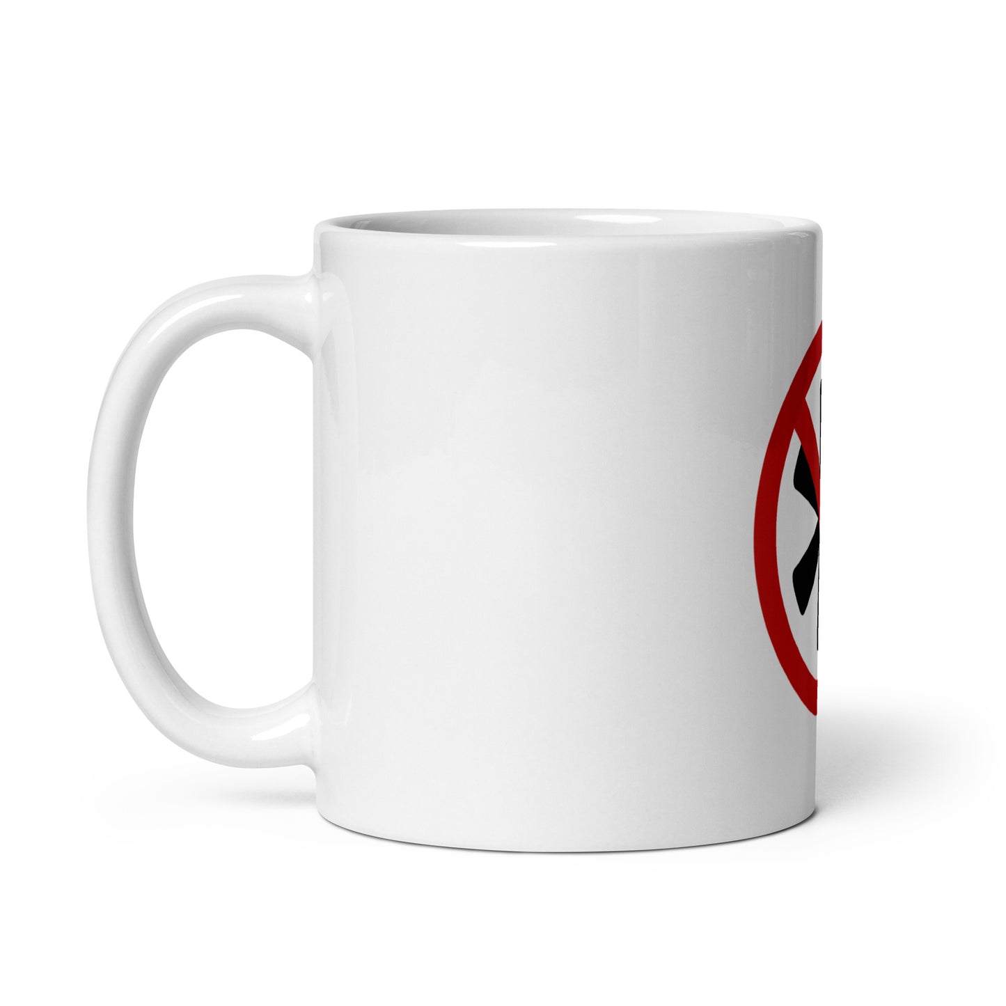 Weiße Tasse - Logo